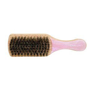 Emi Jay Mini Boar Bristle Brush - Pink Sugar